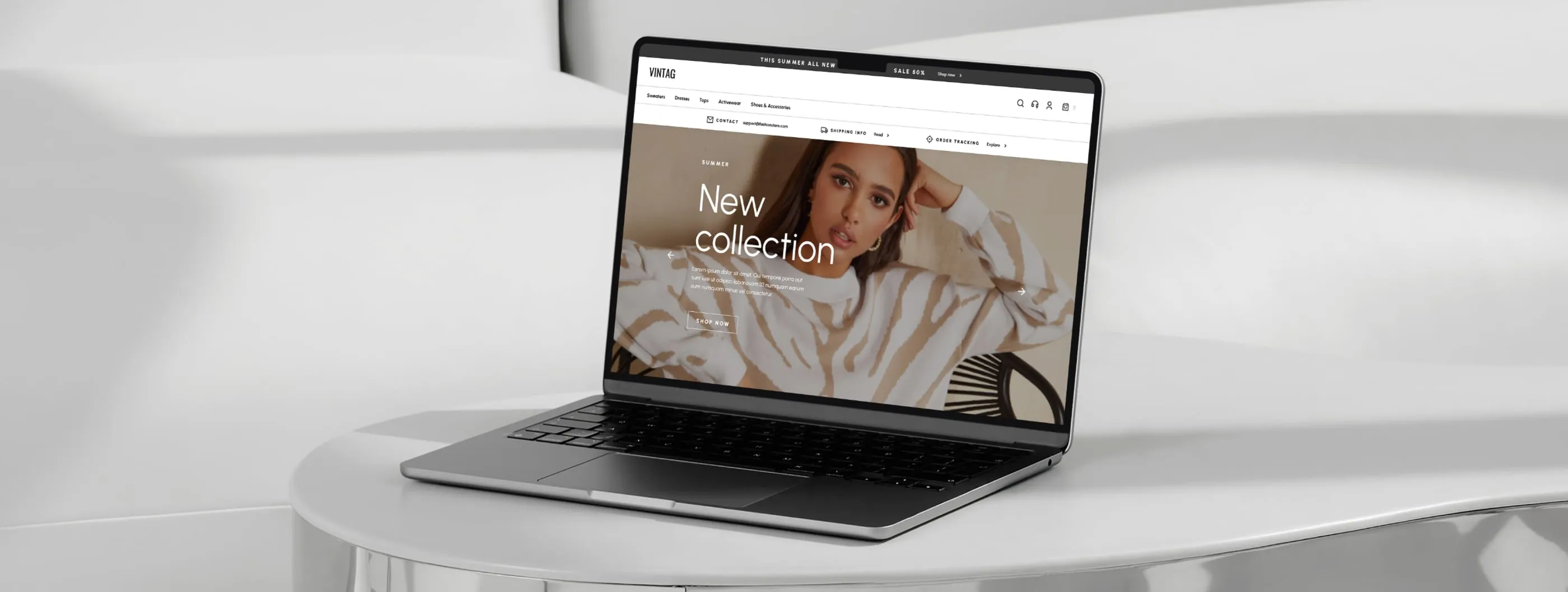 VINTAG: Design of VINTAG, a multi-brand womenswear online store in Poland: fast filters, product pages that answer questions, and a mobile flow built for one thumb.