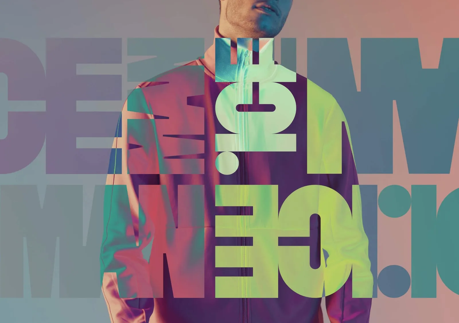 Iceman: Rebrand of Iceman, an established menswear label: a new logo, a loud typographic identity and packaging aimed at a younger audience.