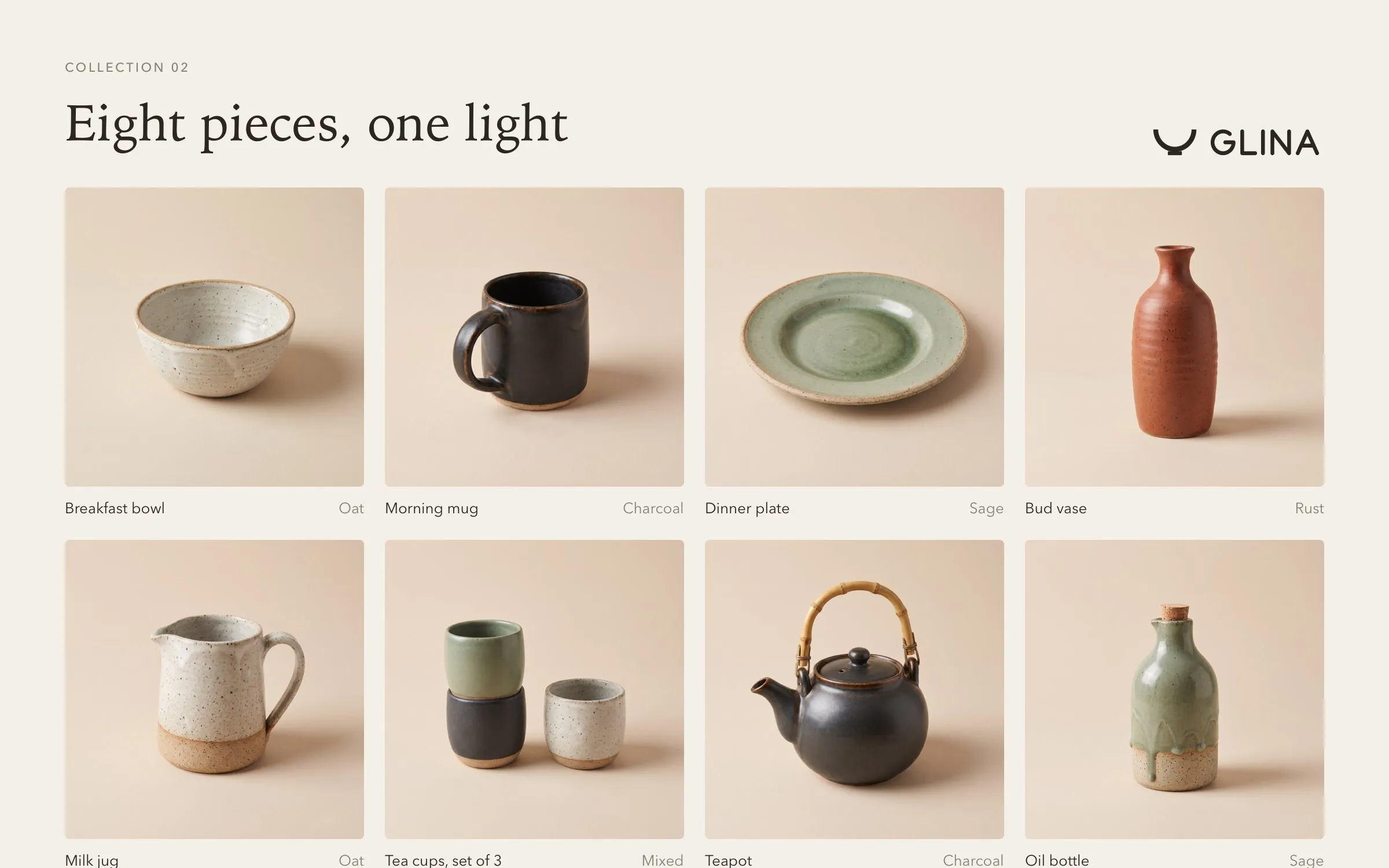 GLINA: One reference light for every piece