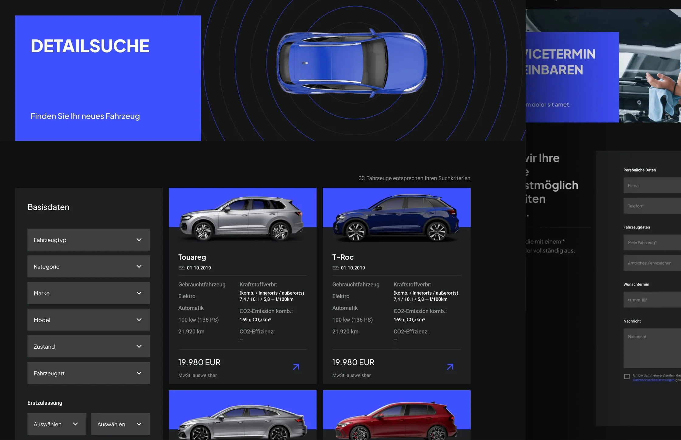 Autohaus: Search comes first