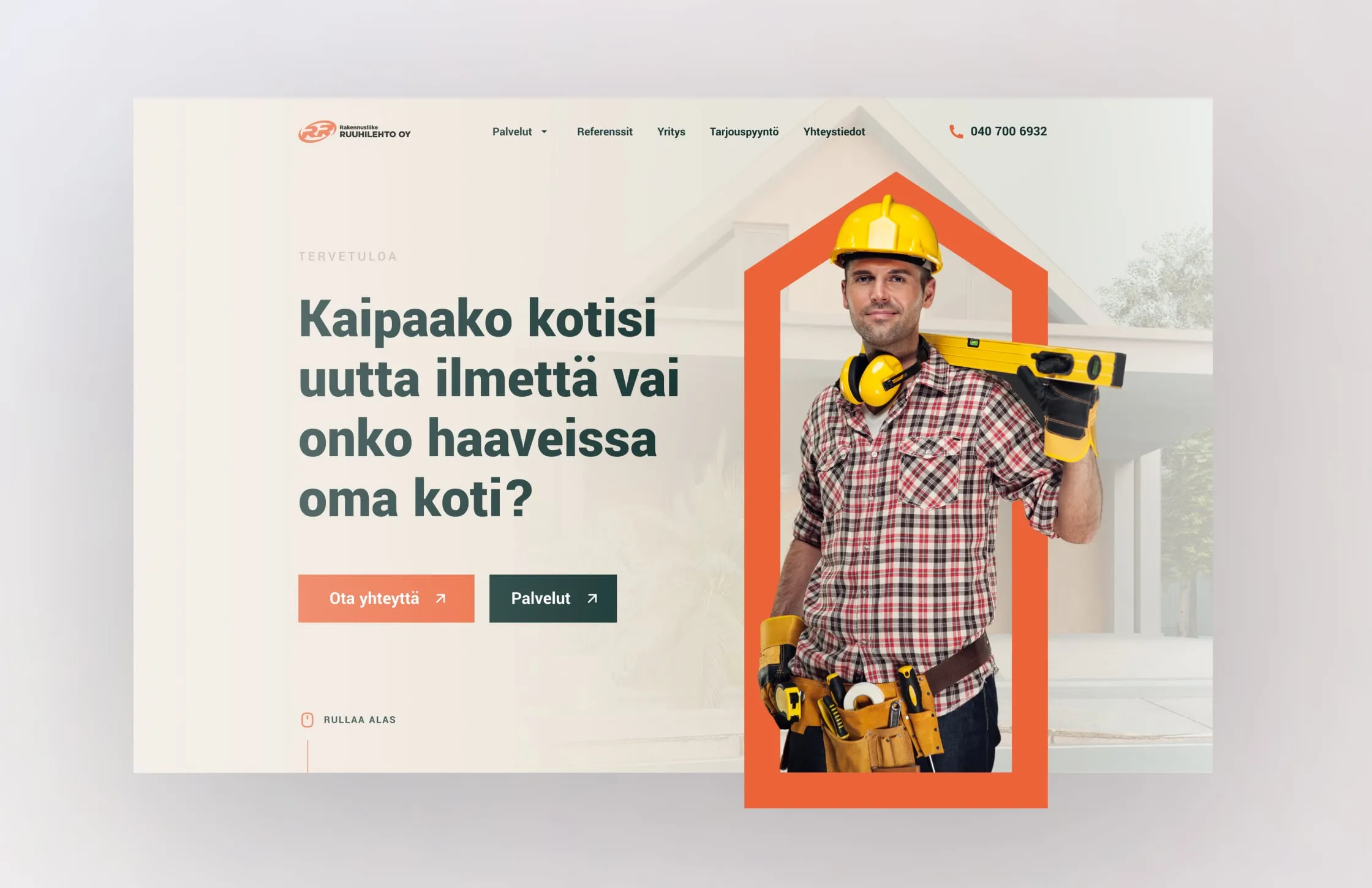 Rakennus Ruuhilehto: Keep the question, lose the noise
