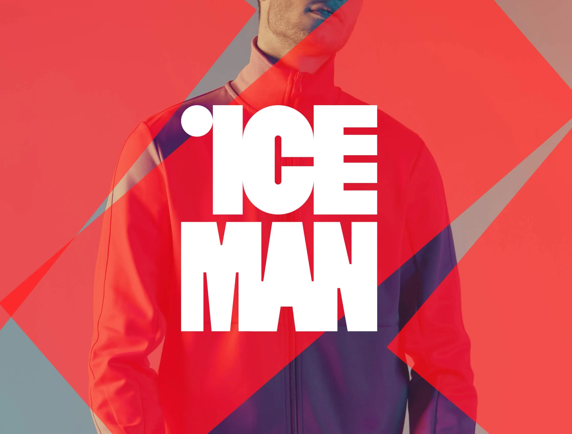 Iceman: A wordmark with a dot