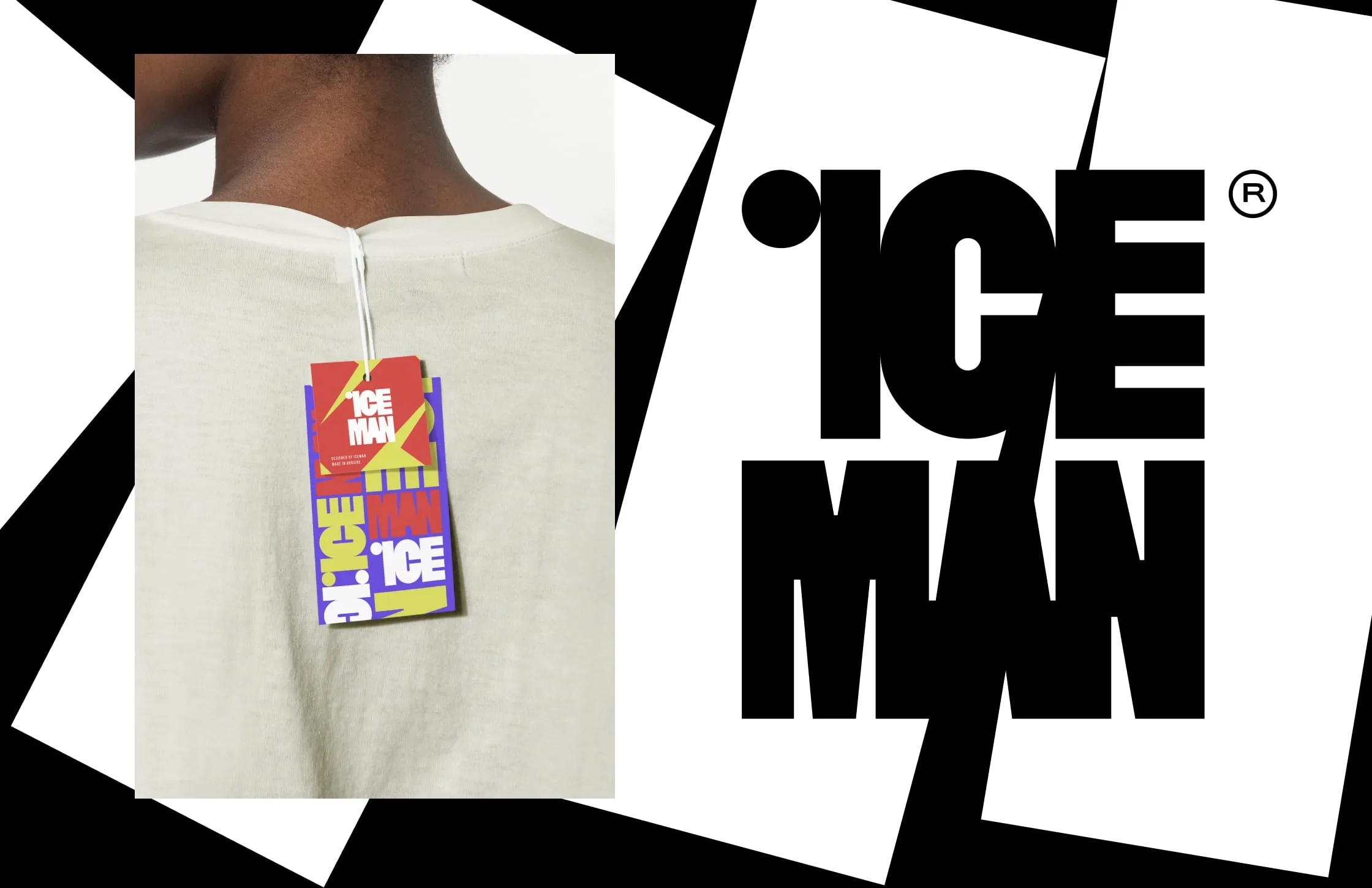 Iceman: A wordmark with a dot