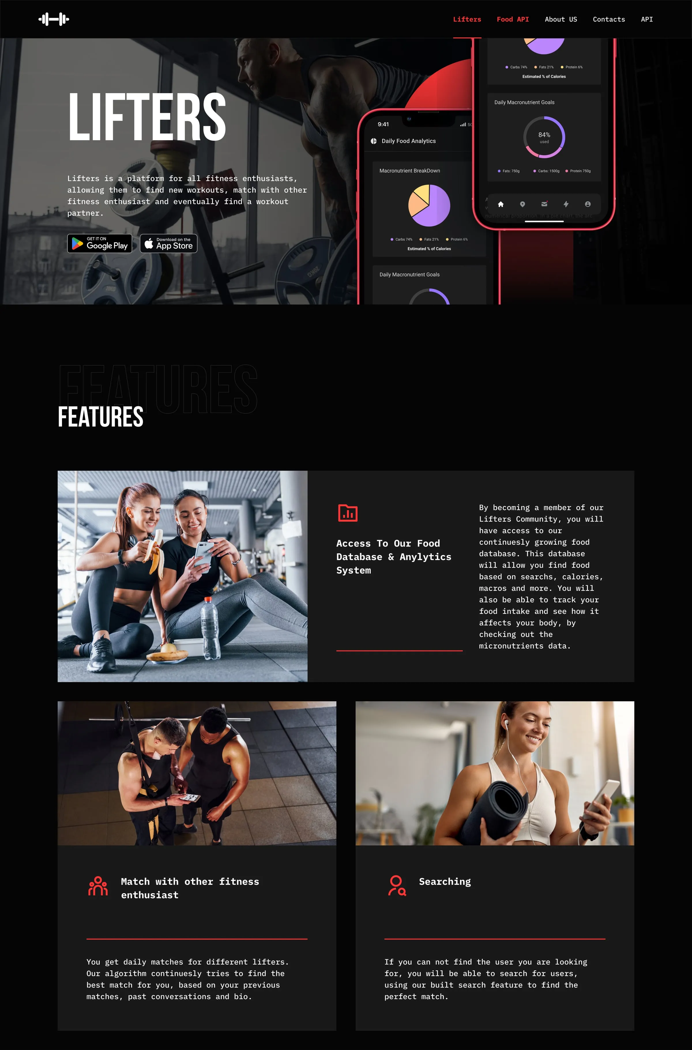 Lifters: Two products, one template