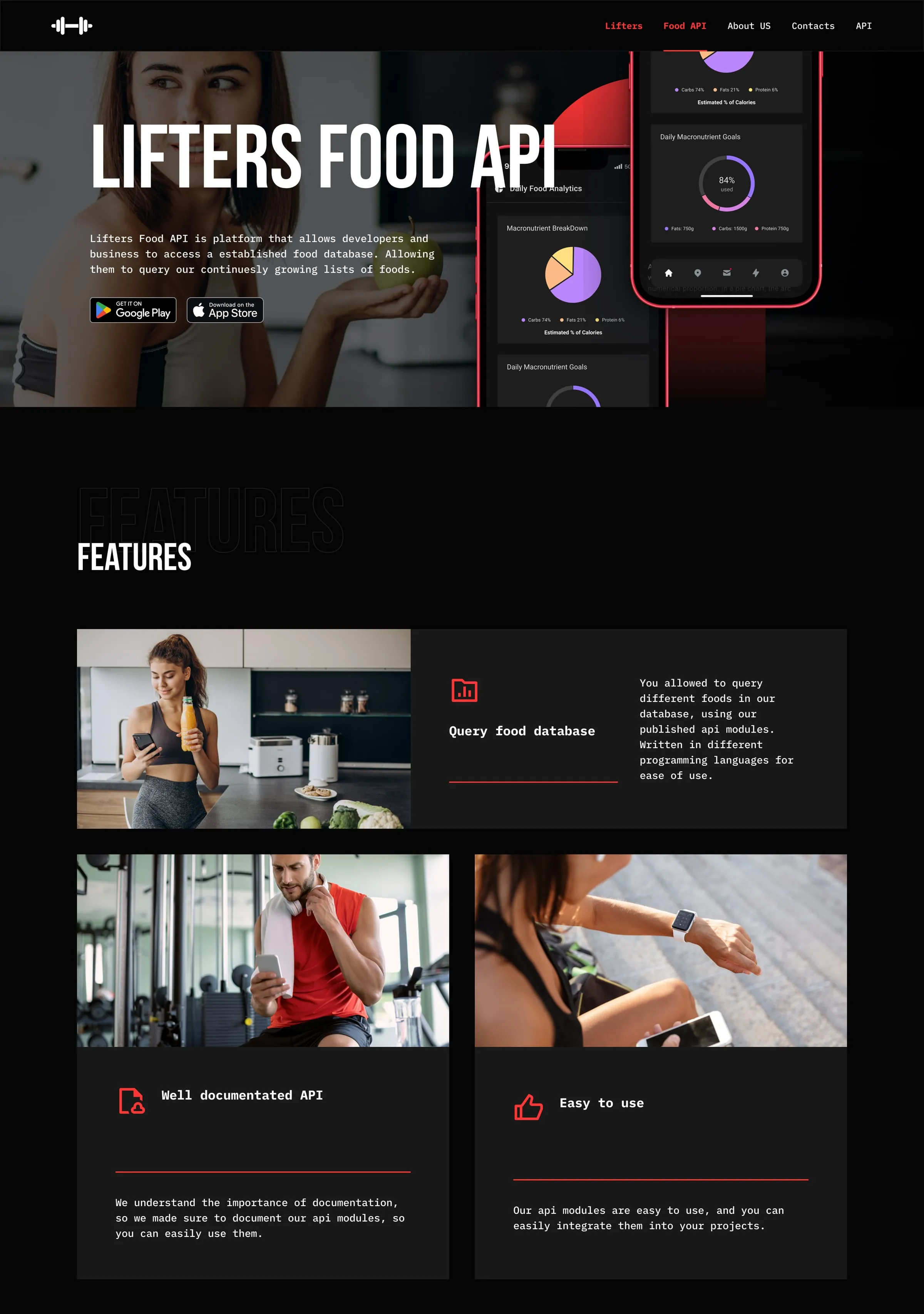 Lifters: Two products, one template