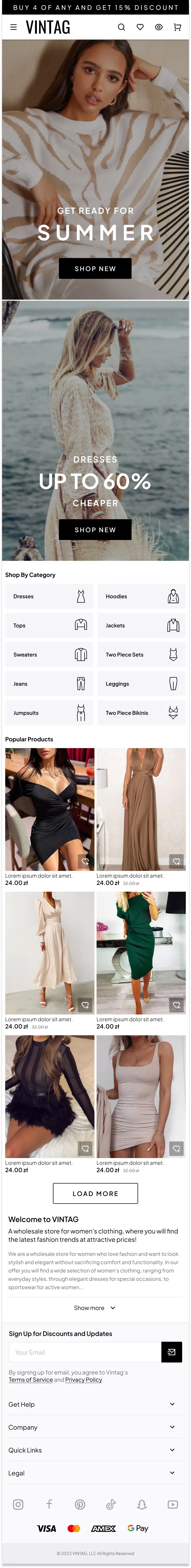 VINTAG: Localised for the Polish shopper