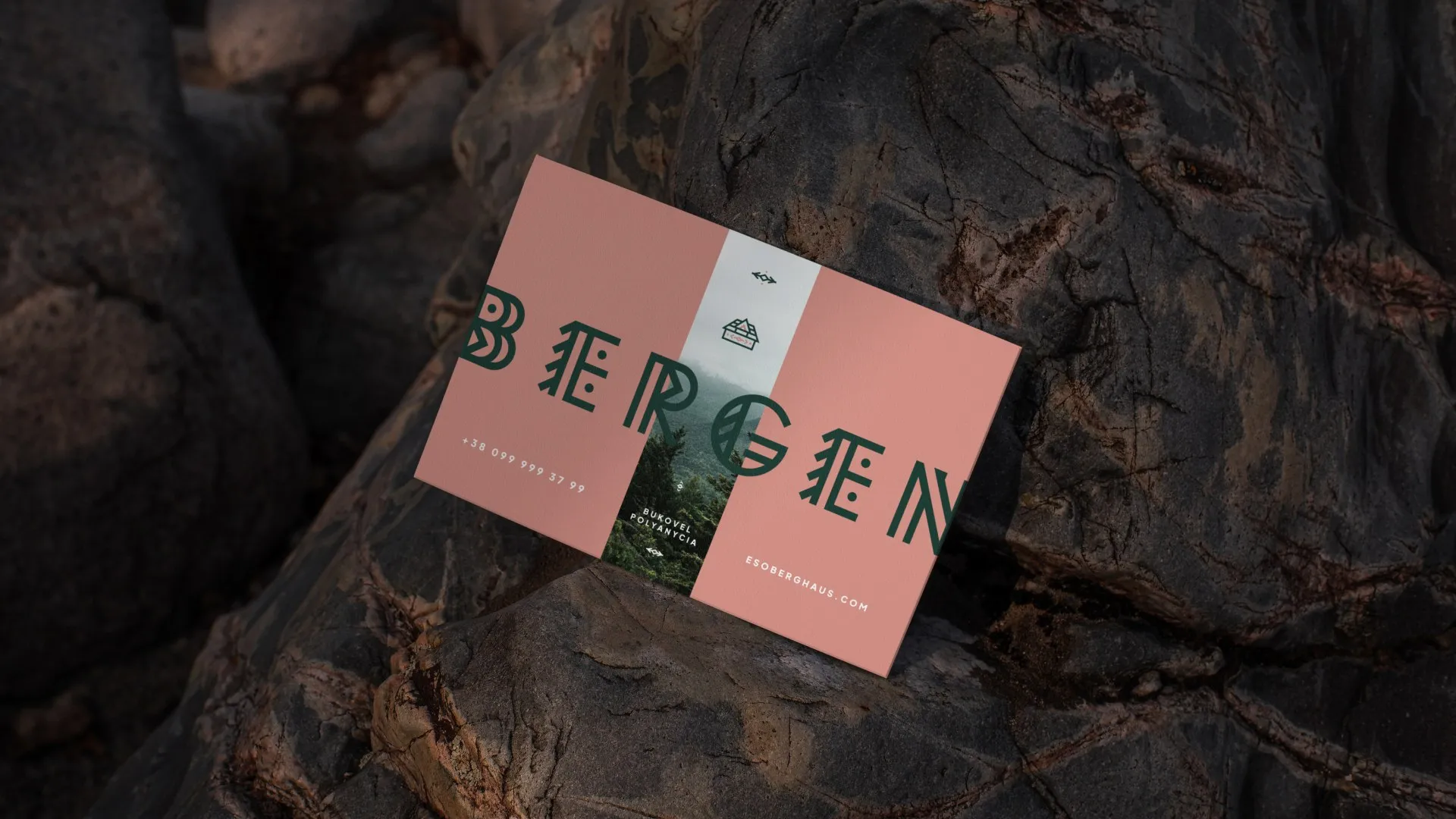 Business cards and table print.