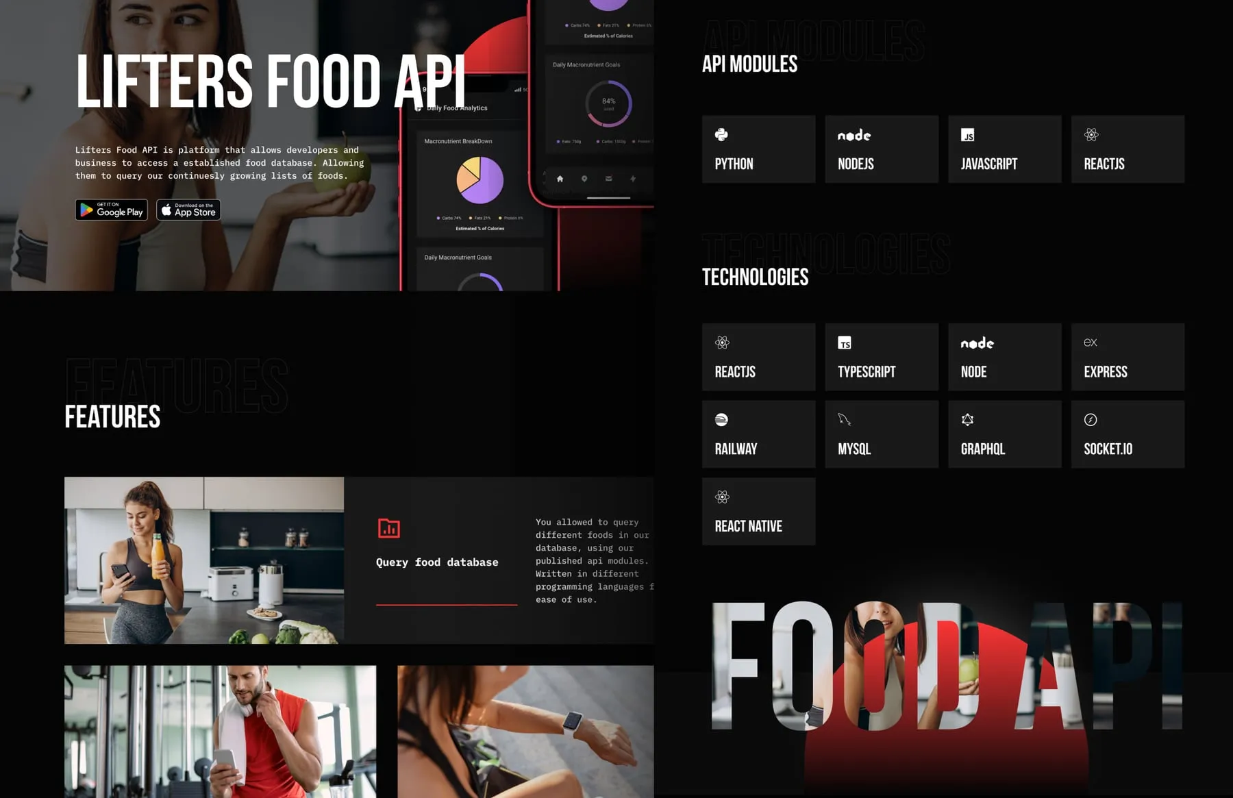 Features, modules and technologies for both products.