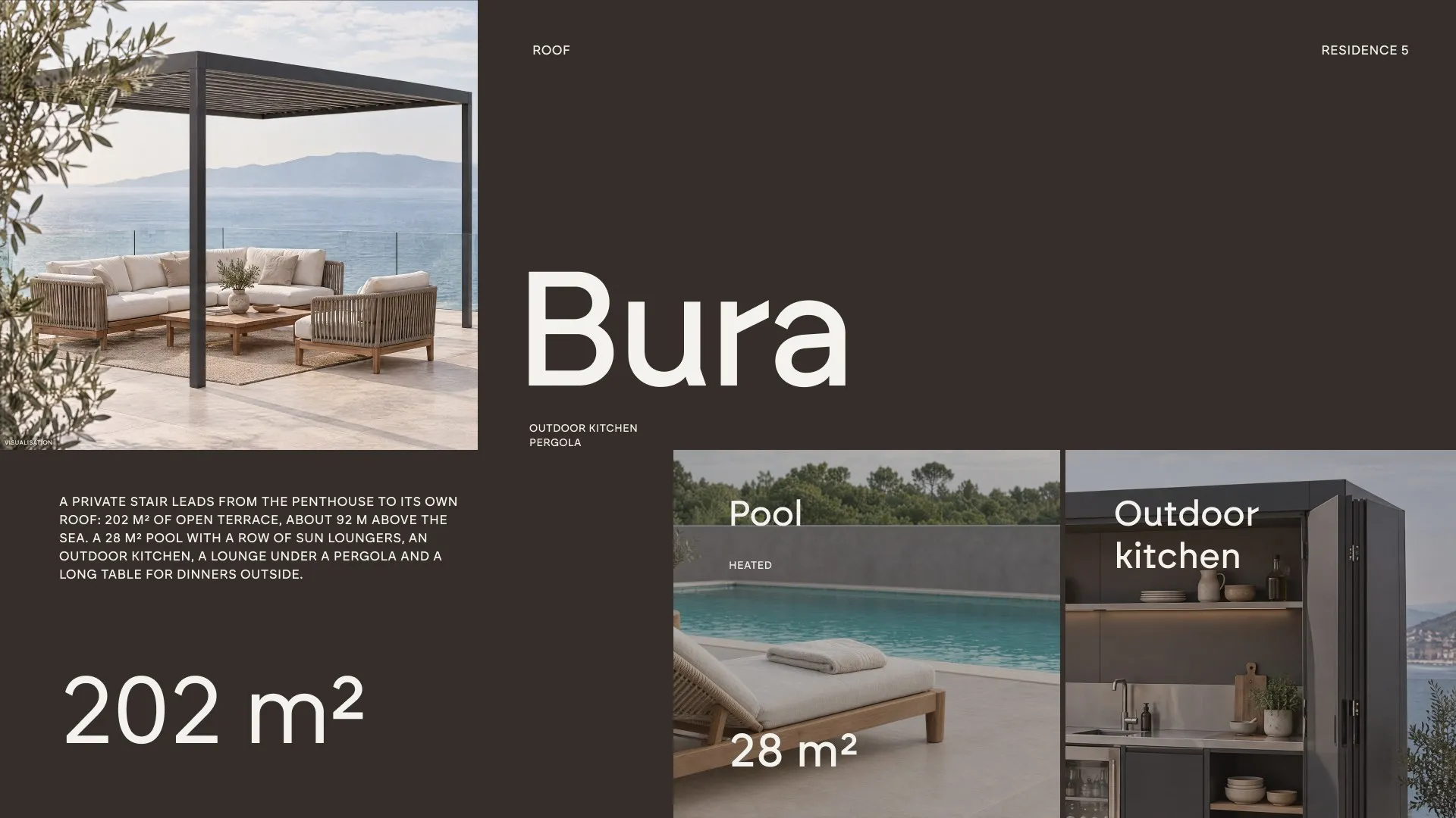 Each home opens with its own spread, then its plan.
