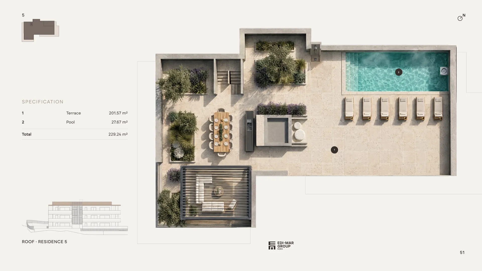 Each home opens with its own spread, then its plan.