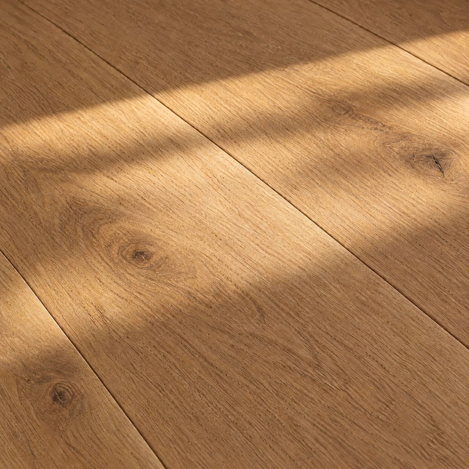 Oak plank flooring