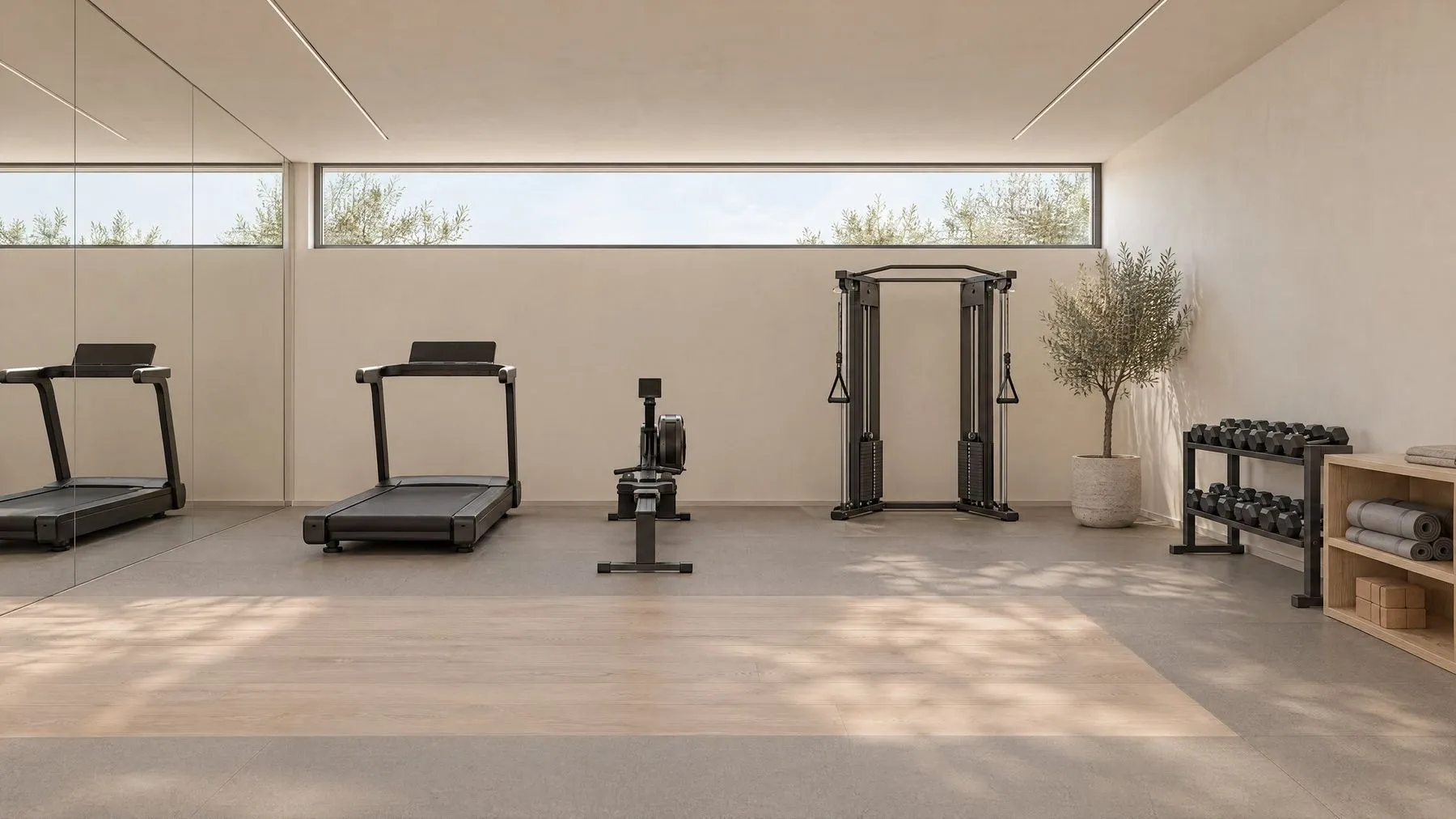 Fitness room · 70 m²